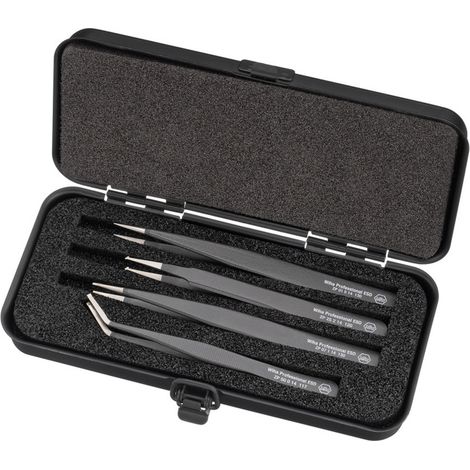 Jeu de Pincettes SMD Professional ESD 4 Pièces 32349