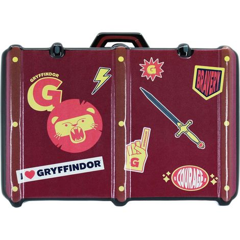Salvadanaio Valigia Grifondoro 11.5cm Rosso Harry Potter