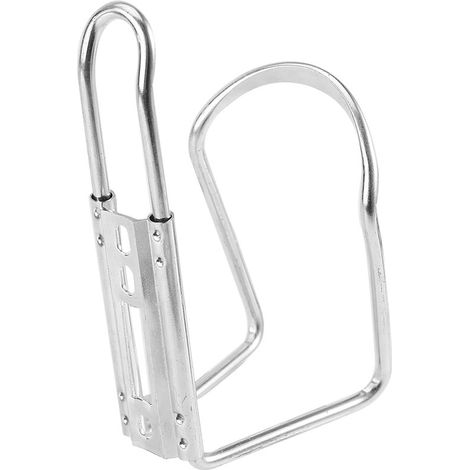 Support de bouteille d'eau en alliage d'aluminium pour vélo de montagne extérieur (argent) (1/2)