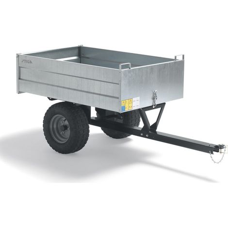 Mountfield – Remorque Pro Cart pour tracteur de pelouse – Plateau de coupe 122 cm – Modèle TC102 – Pour terrains accidentés