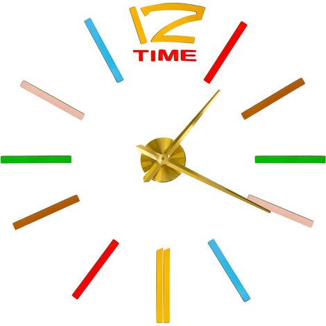 Adhesivo reloj de pared 1 digito color 100 120cm