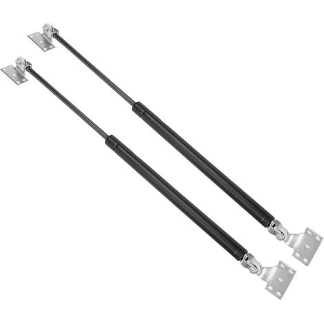 2 Amortisseurs à Gaz 60cm/23,6in Noir pour Coffre Auto, Armoire Tatami, Fenêtre - Levage Hydraulique, Piston de Soutien, Kit de 2 Pièces (1/5)