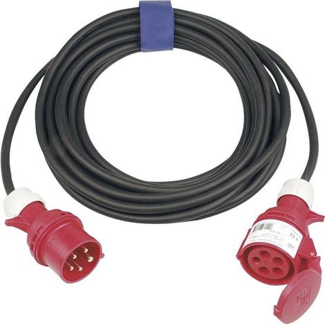 Sirox Alargador exterior CEE 10 metros negro 16 A