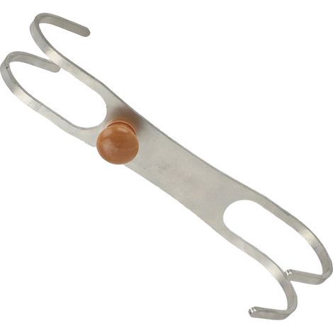 Crochet de fusion pour colle thermofusible, crochet en acier inoxydable en forme de S pour réparations extérieures et plomberie intérieure (1/5)