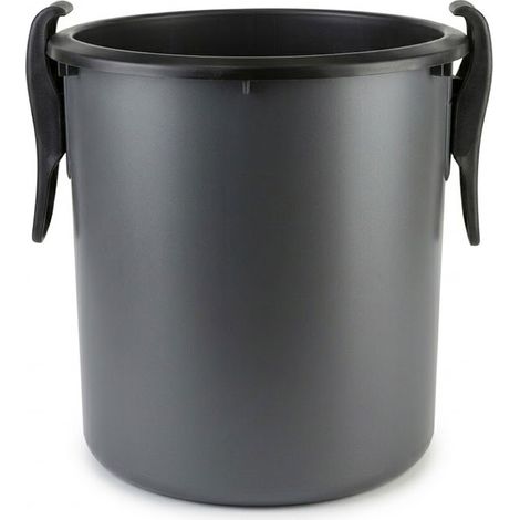 Cuve à poussière anthracite avec poignées à crochet pour centrales d'aspiration Aertecnica TS4, AERTECNICA 5001595