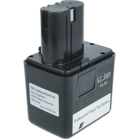 vhbw batteria compatibile con Gesipa Powerbird utensile elettrico, utensile per montare rivetti ciechi (4000 mAh, Li-Ion, 14,4 V)