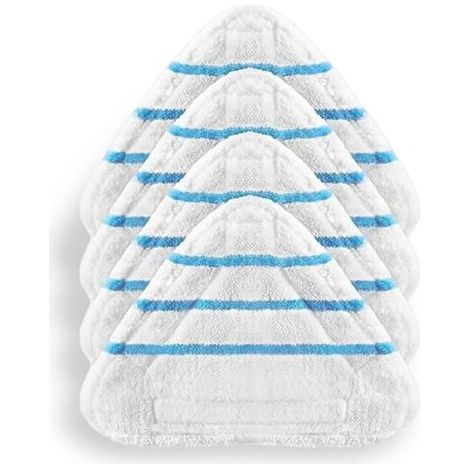 4 Housses Microfibre Pour Balai Vapeur, Lavable, Compatible Silvercrest Lidl, Sol Dur (1/5)