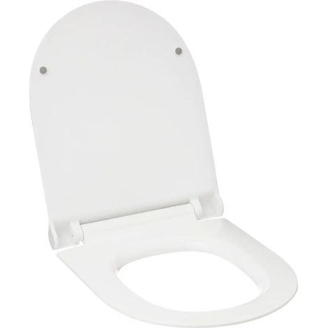 Abattant WC Fin "Soft" 45cm Blanc (1/4)