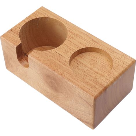 Kaffeefilterständer aus Holz, Halterung für Kaffeetamper, Tamperstation, Burlywood (1/5)