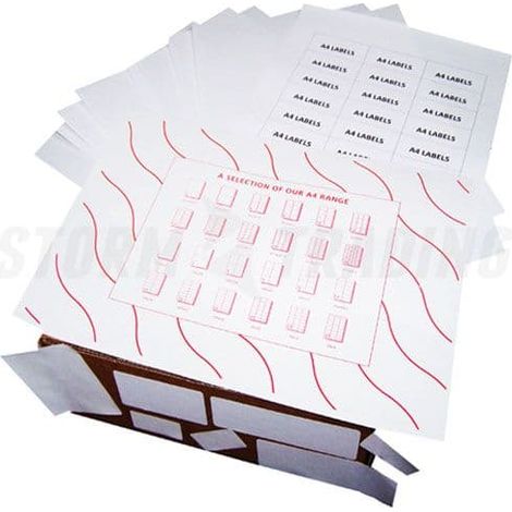 50 x 18 Address Labels per A4 Sheet