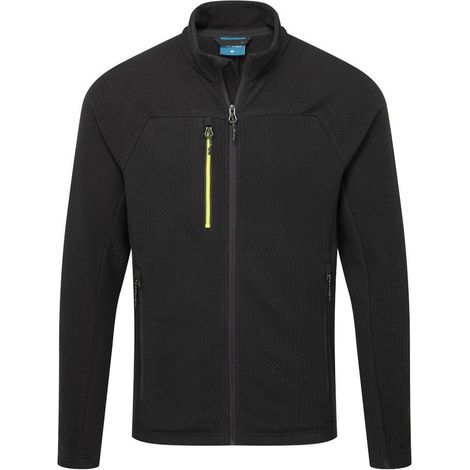 Strukturierte Fleecejacke Portwest EV4 Schwarz S (1/2)