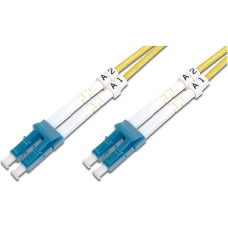 WP WPC-FP0-9LCLC-010 InfiniBand/Glasfaserkabel 1 m LC Gelb