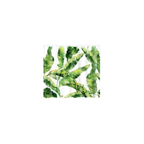Duschvorhang mit Haken, schimmelresistent und waschbar. – Crezuo