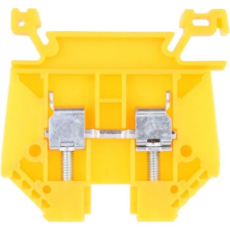 Connettore per sbarra collettiva a 2 fili 6 mm² giallo Euro 6/35 43401N