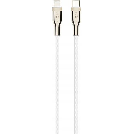 Cable USB tipo C fijo - Apple Lightning de 1,2 m, blanco, 1 unidad. (1/4)