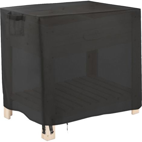 Cubierta protectora para bancales elevados, antihielo con cordón ajustable, para bandejas, jardín, patio, terraza y calle, protección invernal contra heladas, 86×46×76 cm. (1/5)