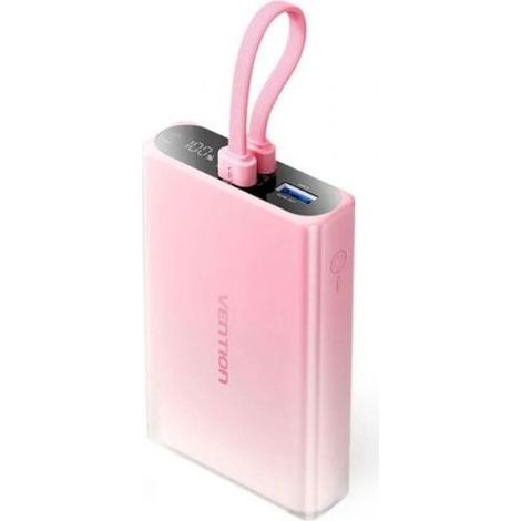Powerbank Vention FHZP0 Rosa 10000 mAh