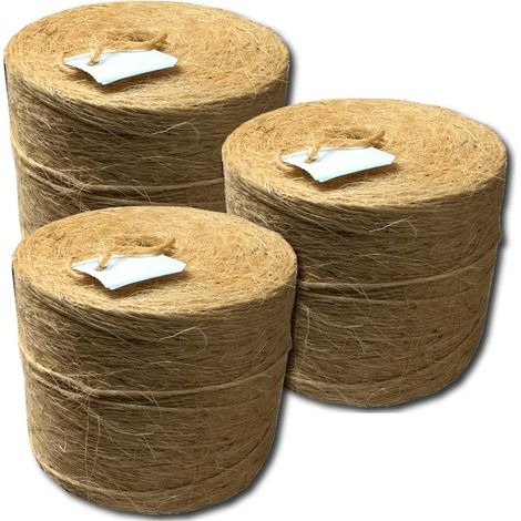 Sisal Fil de presse 3750 m Fil lieur Fil de récolte Fil en sisal Cordon Cordon en sisal Ficelle