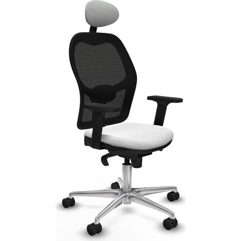 Piqueras y Crespo Sedia Ufficio siège bureau blanc ergonomique (1/3)