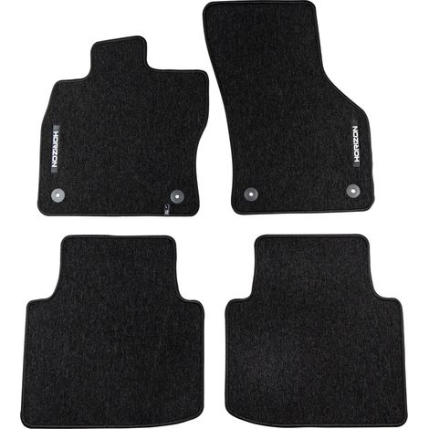 Tapis de Sol de Voiture pour Skoda Superb III 2015-2023 Velours Noir 4Pcs (1/5)