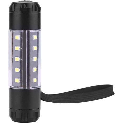 Lampe De Travail Led Cob - Crochet De Suspension Intégré - 6 Modes D éclairage - Alliage D Aluminium - Pour Camping Et Urgence (1/5)