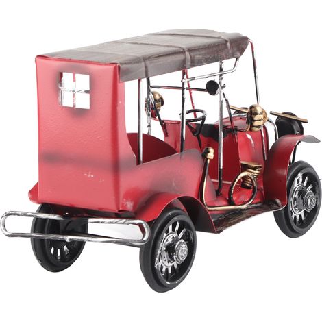 Modèle Réduit de Voiture Ancienne - Décoration Vintage pour Bureau et Intérieur, Miniature Rétro Artisanale (1/5)