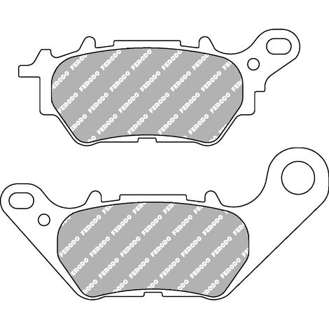 Plaquette de frein Semi-Métal Eco-Friction Route - R90
