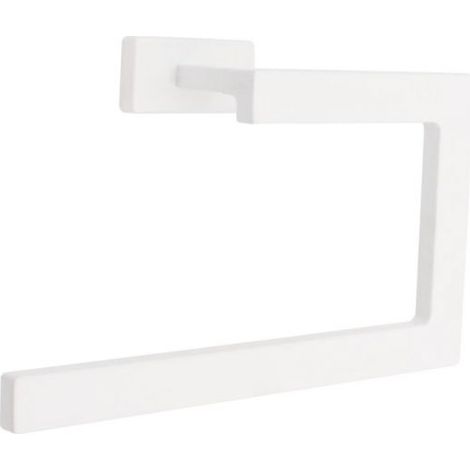 Inda - Porta asciugamani ad anello Lea bianco opaco (1/4)