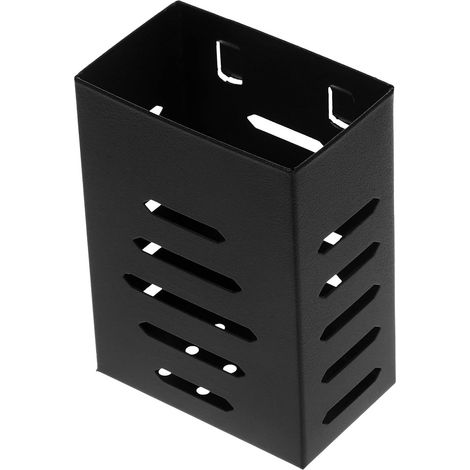 Porte-couverts Mural Noir Égouttoir Cuisine, Porte-baguettes Pratique et Porte-cuillères Multifonction pour Organisation de Vaisselle (1/4)