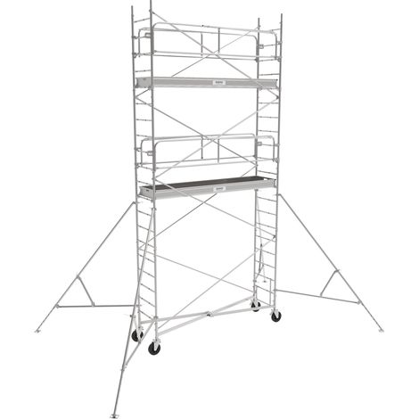 Echafaudage roulant acier GENERIS 950 Hauteur Travail 7,20 m Tubesca Comabi