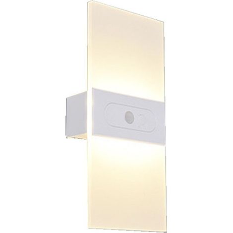 Lámpara de pared recargable sin taladrar, lámpara de mesita de noche, luz nocturna inalámbrica, lámpara de pared para dormitorio principal, lámpara de iluminación B
