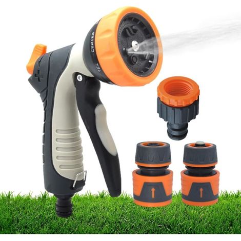 Lance d'Arrosage,Outils de lavage avec 9 modes de pulvérisation réglables,pour pelouse terrasse voiture animaux