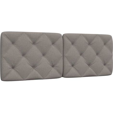 Kopfteil-Kissen Taupe 120 cm Stoff (1/5)