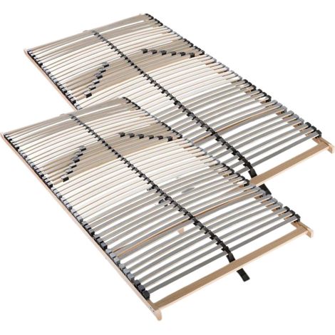 Lattenrost 200x200, 42 Latten, 7 Zonen, zur Selbstmontage, Belastung ca.150kg