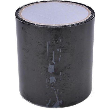 Wasserdichtes Klebeband mit starker Klebkraft für PE-Rohrreparaturen, 10 cm breit, Schwarz/Weiß/Transparent-Schwarz