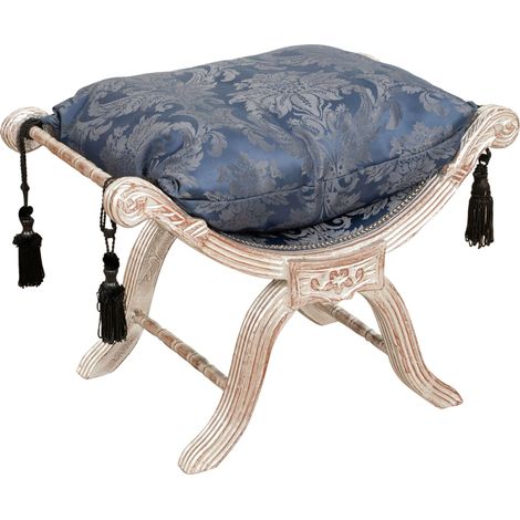 French Louis XVI style bench in solid beech wood