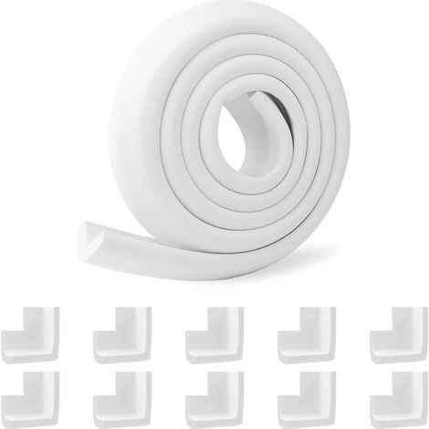 2M Kantenschutz Baby Schaumstoff 10 Stk Tischkantenschutz Weiß (1/5)