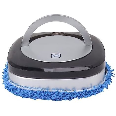 Robot Aspirateur et Vadrouille, Aspirateur Robot Rechargeable, Robot Laveur de Sol Automatique avec Réservoir d'eau pour Sols en Marbre, Direction Intelligente (Argent) (1/5)