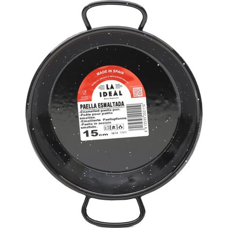 PADELLA VALENCIANA MODELLO PAELLA CON MANICI E DIAMETRO DA 15 CM (1/5)