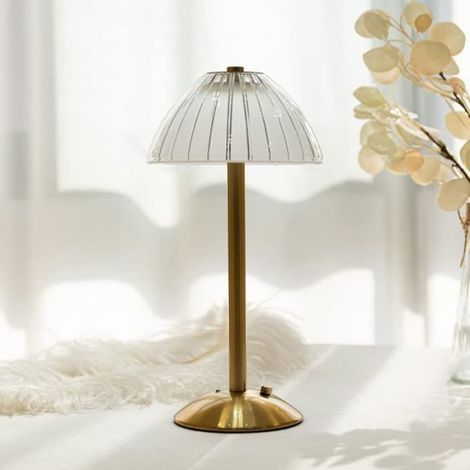 Veilleuse de bureau aste à capteur tactile LED, lampe de lecture sans fil, lampe de table, restaurant, hôtel, bar, décoration de (1/4)