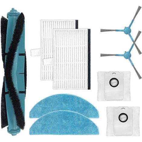 Lot de 9 pièces pour aspirateur Cecotec Conga 7490 Immortal / 8290 Immortal : filtre, sac à poussière et brosse principale. (1/5)