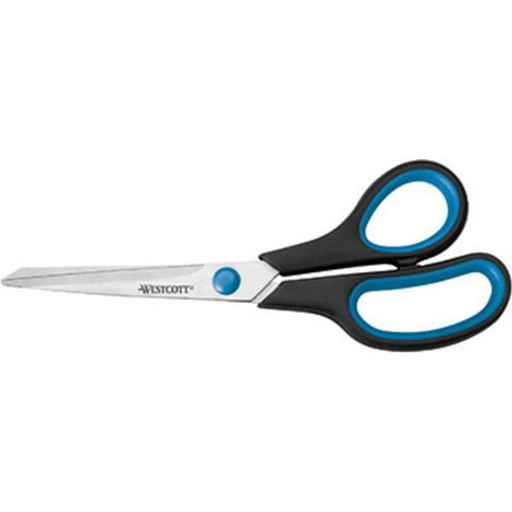 Westcott Tijeras universales 210 mm azul ergonómicas