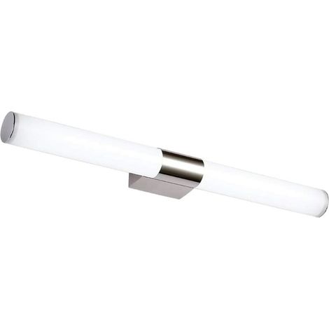 Applique murale tubulaire LED pour salle de bain, tube rond en acier inoxydable, lumière blanche étanche à l'humidité, convient pour salle de bain, salle d'eau (1/5)