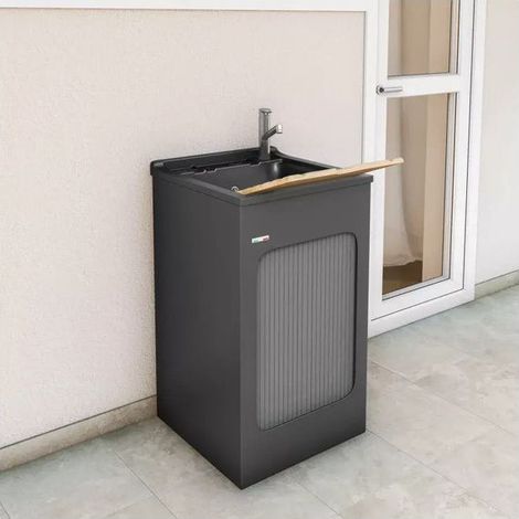 Lavapanni Lavacril Colavene 50x50x87 Grigio - 35140G (1/4)