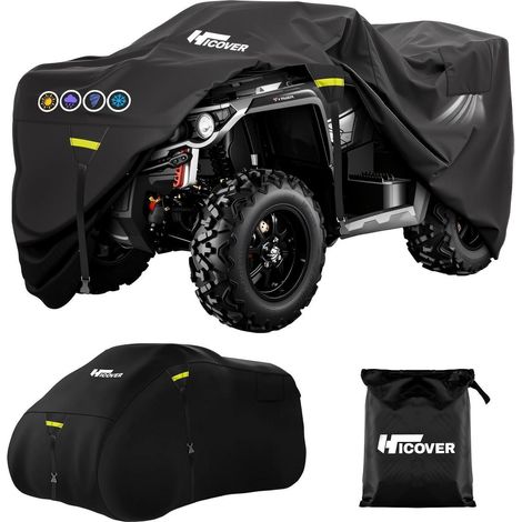 Bâche quad 600D XXL imperméable et résistante aux UV, protection extérieure antivol (1/5)
