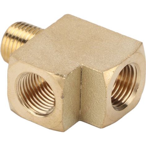 Messing-T-Stück-Schlauch für Autos, massiver Straßenschlauch, 1/8-Zoll-NPT-Außengewinde, Malex 1/8-Zoll-NPT, 1000 PSI (1/5)