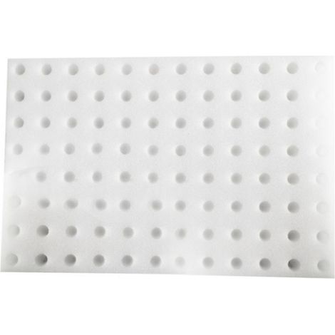 30x20x2.5cm Bloc de mousse horticole blanche pour semis, culture hydroponique sans sol, éponges de pépinière en lot (1/5)