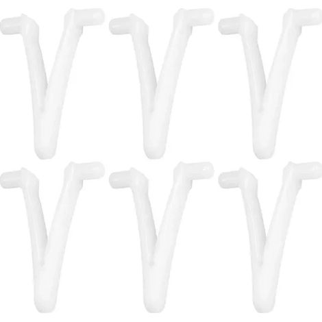 Ensemble de 6 accessoires de piscine : pince papillon en V, brosse, épuisette, tête d’aspirateur pour le nettoyage de piscine et spa. (1/5)