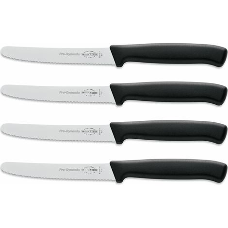 Dick Set de couteaux de cuisine ProDynamic 4 pièces, couteau tout usage tranchant dentelé, lame 12 cm (1/2)
