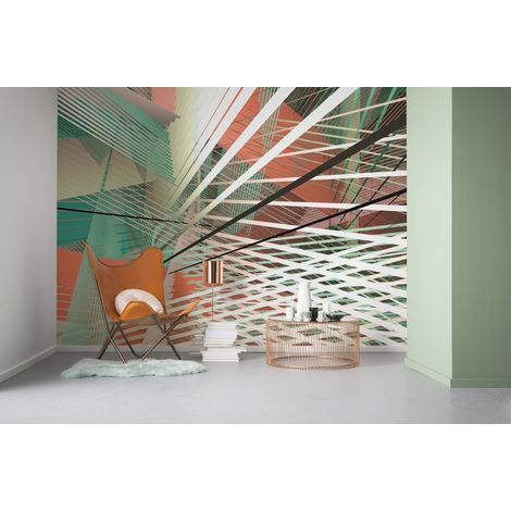 Papier peint panoramique modern Space Grid Automne (1/4)